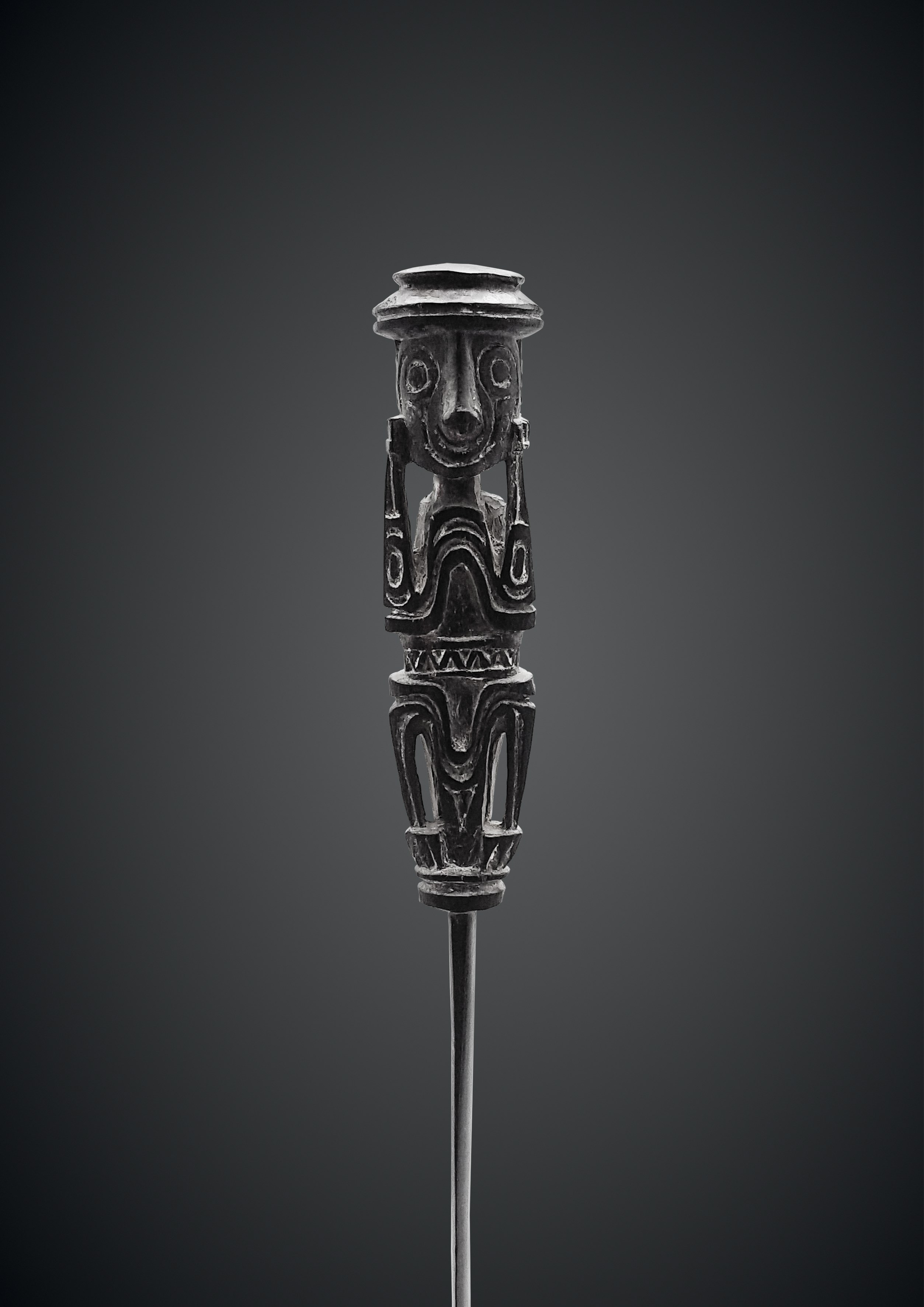 Massim Splayed Figure Lime Spatula